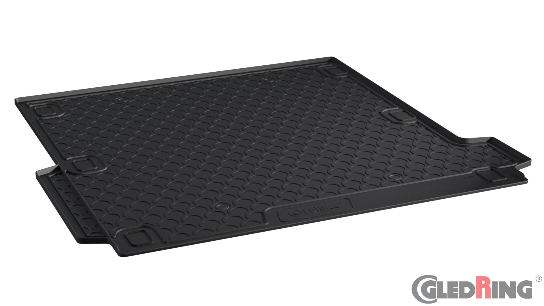 Original Gledring Premium Gummi Kofferraummatte - MERCEDES E-Classe W212 Tourer (mit Kofferraumpaket /mit Netzen ) 2009-2013/ Modif.2014-2016